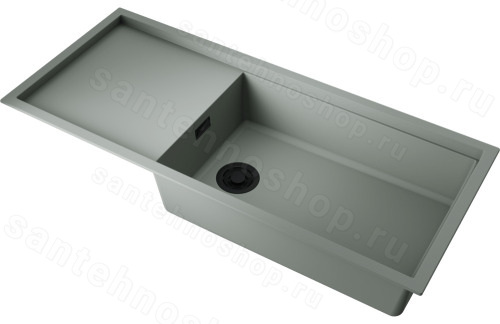 Кухонная мойка Omoikiri Sintesi 116-WG 4997123 116x50 из искусственного камня, wind green
