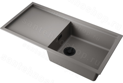 Кухонная мойка Omoikiri Sintesi 100-GR 4997129 100x50 из искусственного камня, leningrad grey