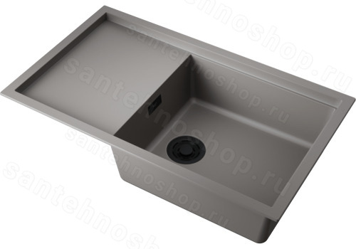 Кухонная мойка Omoikiri Sintesi 86-GR 4997134 86x50 из искусственного камня, leningrad grey
