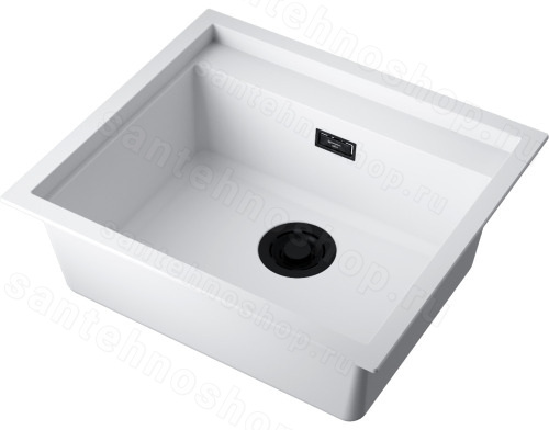 Кухонная мойка Omoikiri Sintesi 57-WH 4997141 57x50 из искусственного камня, белый