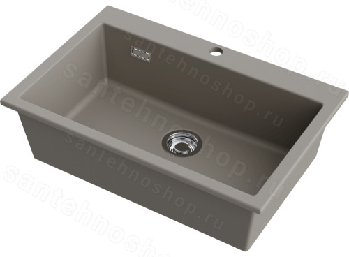 Кухонная мойка Omoikiri Omishima 76-DG Matt 4997552 76x51 керамическая, dust grey матовый