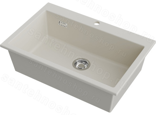 Кухонная мойка Omoikiri Omishima 76-CR Matt 4997554 76x51 керамическая, cream матовый