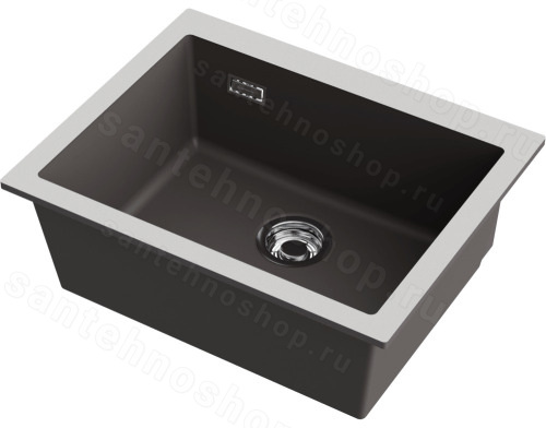 Кухонная мойка Omoikiri Omishima 60-U-SG Matt 4997557 60x48 керамическая, stone grey матовый
