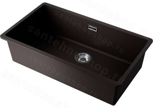 Кухонная мойка Omoikiri Kata 74-U-ES 4997565 74x42 из искусственного гранита, espresso