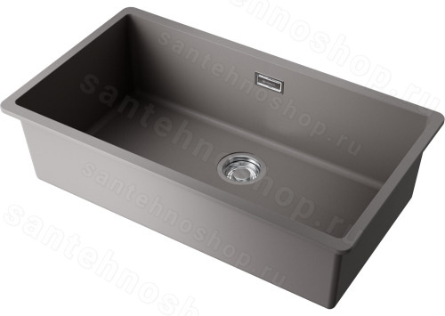 Кухонная мойка Omoikiri Kata 74-U-GR 4997566 74x42 из искусственного гранита, leningrad grey