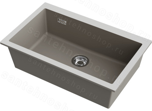 Кухонная мойка Omoikiri Omishima 76-U-DG Matt 4997571 76x48 керамическая, dust grey