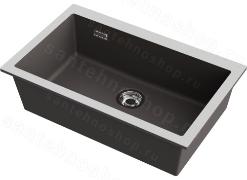 Кухонная мойка Omoikiri Omishima 76-U-SG Matt 4997572 76x48 керамическая, stone grey матовый