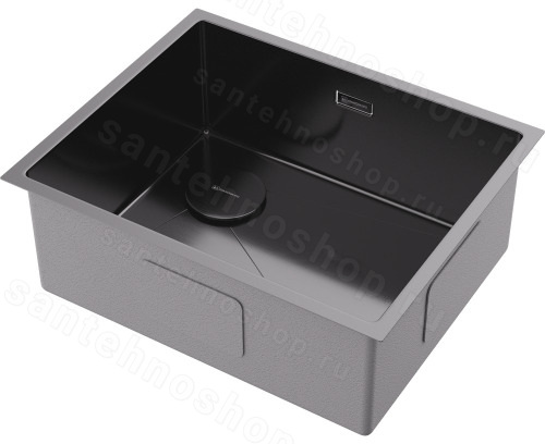 Кухонная мойка Omoikiri Taki 54-U/IF-L-GM Side SF 4997581 54x44 стальная, вороненая сталь