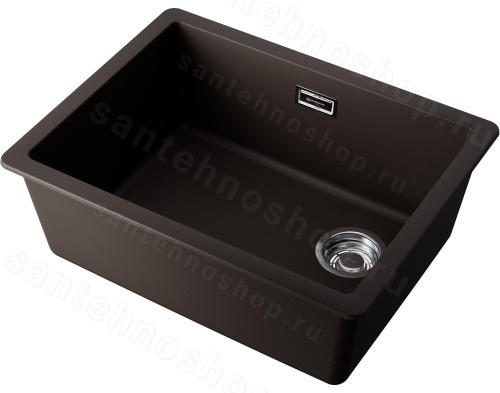 Кухонная мойка Omoikiri Kata 56-U/I Side-ES 4997586 56x43 из искусственного гранита, espresso