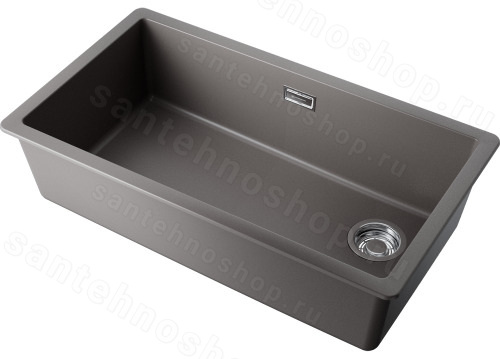 Кухонная мойка Omoikiri Kata 76-U/I Side-GR 4997589 76x43 из искусственного гранита, leningrad