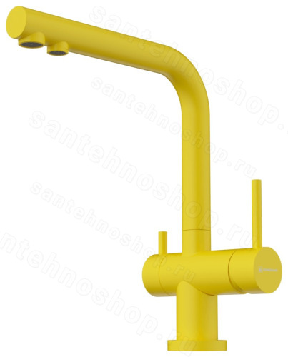 Смеситель для кухни Omoikiri Nagano SL 4994435 с подключением фильтра, sicilian lemon