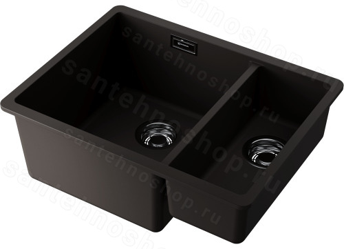 Кухонная мойка Omoikiri Kata 55-2-U-ES 4997500 55x42 из искусственного гранита, espresso