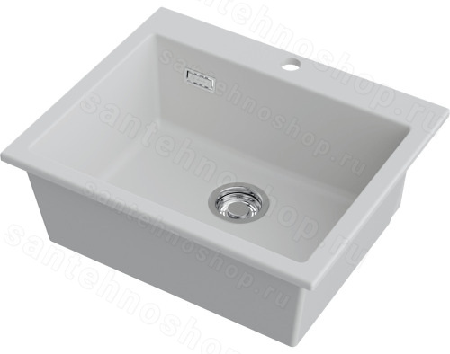 Кухонная мойка Omoikiri Omishima 60-WH Matt 4997543 60x51 керамическая, белый матовый
