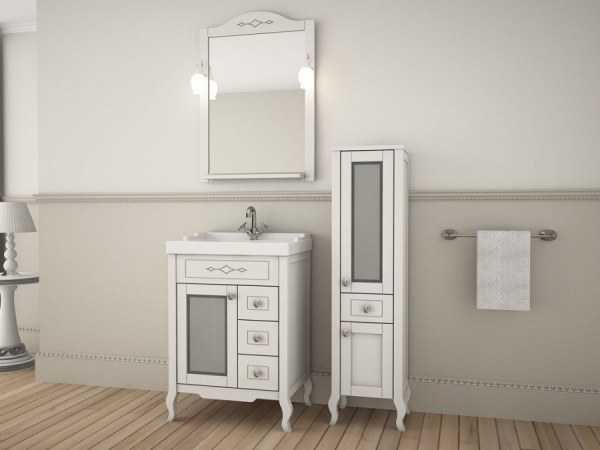 Комплект мебели для ванной АСБ-Мебель Флоренция квадро 60