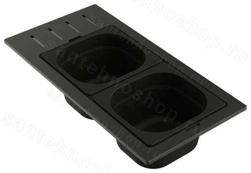 Корзина Omoikiri DC-02-2-GB 4999076, графит