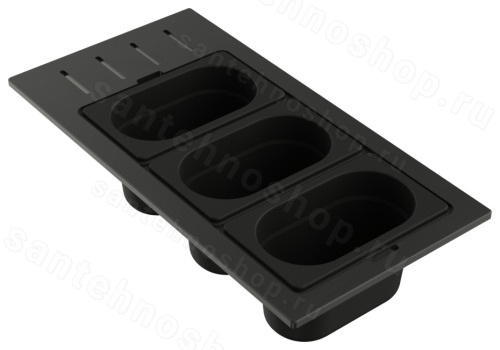 Корзина Omoikiri DC-02-3-GB 4999079, графит