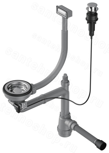 Арматура Omoikiri WK-1-IN-A 4956468, нержавеющая сталь