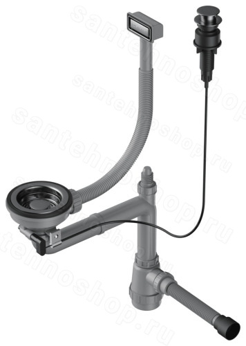 Арматура Omoikiri WK-1-GM-A 4956470, вороненая сталь