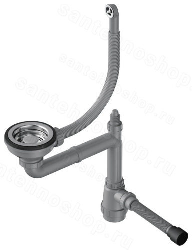 Арматура Omoikiri WK-1-R-IN 4956486, нержавеющая сталь