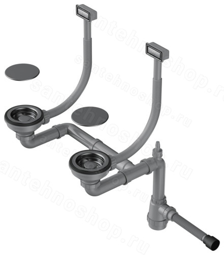 Арматура Omoikiri WK-2C-GM 4956498, вороненая сталь