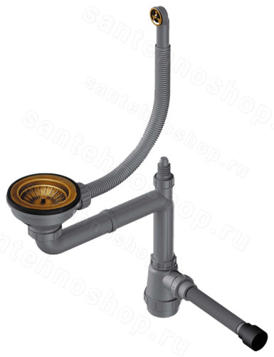 Арматура Omoikiri WK-1CL-R-AB022 4956615, античная латунь