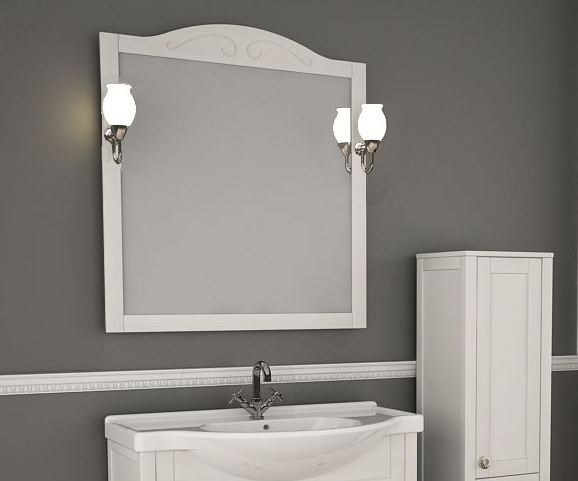 Зеркало для ванной АСБ-Мебель Флоренция 85