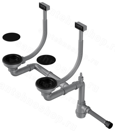 Арматура Omoikiri WK-2C-GB 4956759, графит