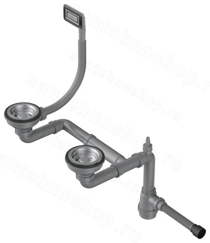 Арматура Omoikiri WK-1 4956778, нержавеющая сталь