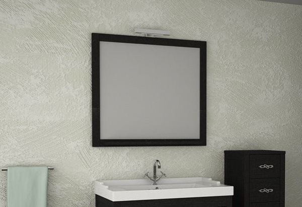 Зеркало АСБ-Мебель Римини 80 чёрный