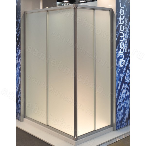 Прямоугольный душевой уголок GuteWetter Practic Rectan GK-422 80×90M