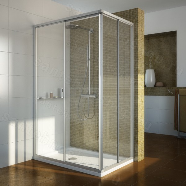 Прямоугольный душевой уголок GuteWetter Practic Rectan GK-422 70×80Tr