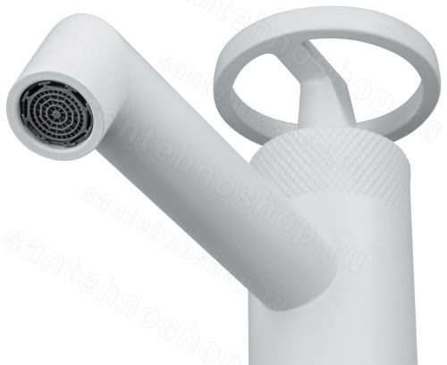 Смеситель для раковины Wonzon&Woghand WW-H1065-MW, белый матовый, белый матовый