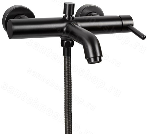 Смеситель для ванны FILARETE Roun FL2120BG, графит, графит