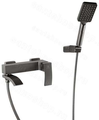 Смеситель для ванны FILARETE Waterfall FL2110BG, графит, графит