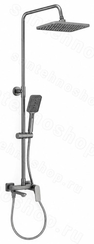Душевая система FRAP H86-9 F2486-9, оружейная сталь, оружейная сталь