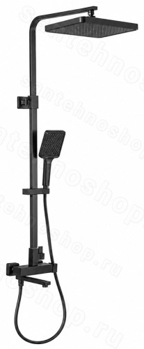 Душевая система FRAP H91-6 F2491-6, черный, черный