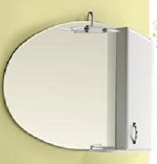 Зеркальный шкаф для ванной комнаты Aqwella Бельведер