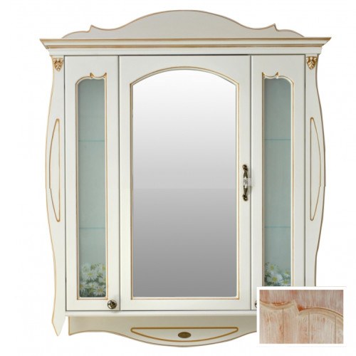 Зеркальный шкаф для ванной Атолл Ривьера 100