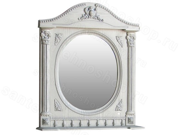 Зеркало Атолл Наполеон 85 ivory