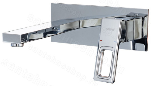 Смеситель для раковины GAPPO G17 G1017-10 встраиваемый, хром встраиваемый, хром