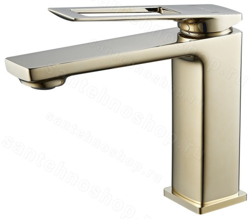 Смеситель для раковины Savol FALSE S-009001B, золото, золото