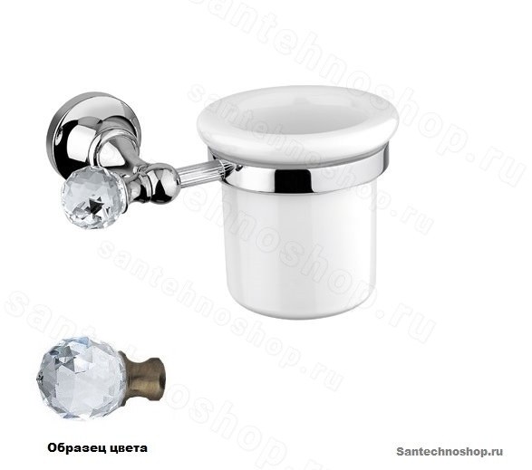 Стакан для ванной комнаты Cezares OLIMP-TUM-02-Sw