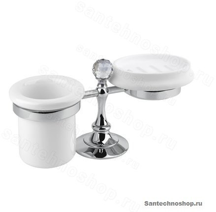 Стакан и мыльница Cezares OLIMP-STT-01-Sw