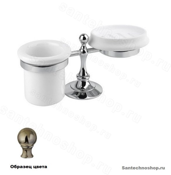 Стакан и мыльница Cezares OLIMP-STT-02-M