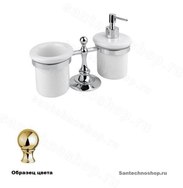 Стакан и дозатор Cezares OLIMP-TDT-03/24-M