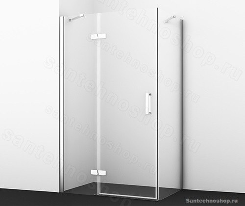 Душевой уголок Wasser Kraft Aller White 120×90L