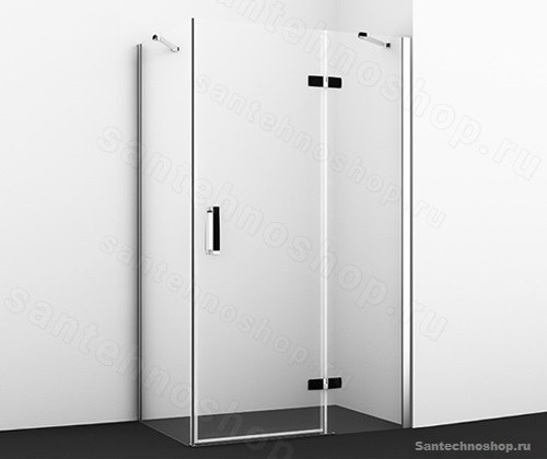 Душевой уголок Wasser Kraft Aller Black 120×100R