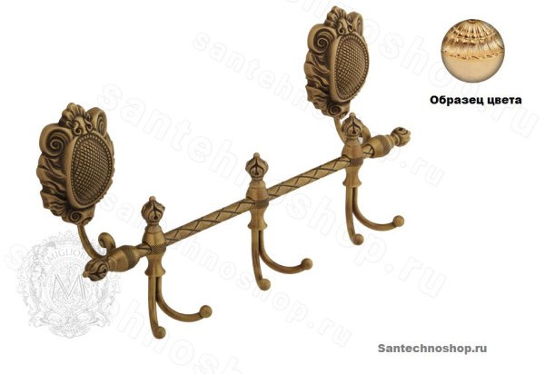 Планка на три крючка Migliore Cleopatra ML.PRO-60.739.DO