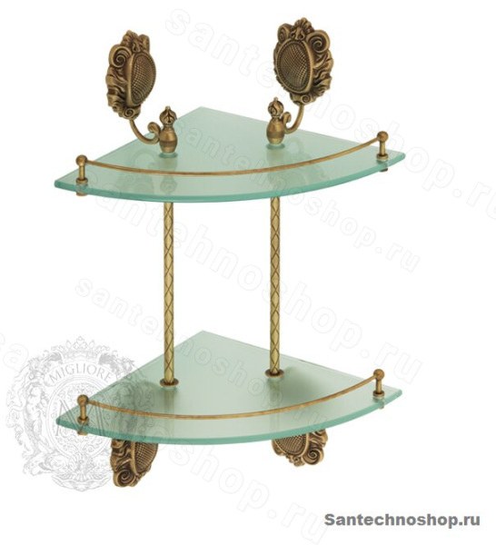 Угловая полка Migliore Cleopatra ML.PRO-60.762.BR