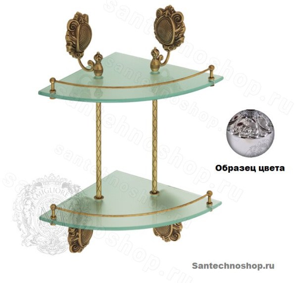 Угловая полка Migliore Cleopatra ML.PRO-60.762.CR
